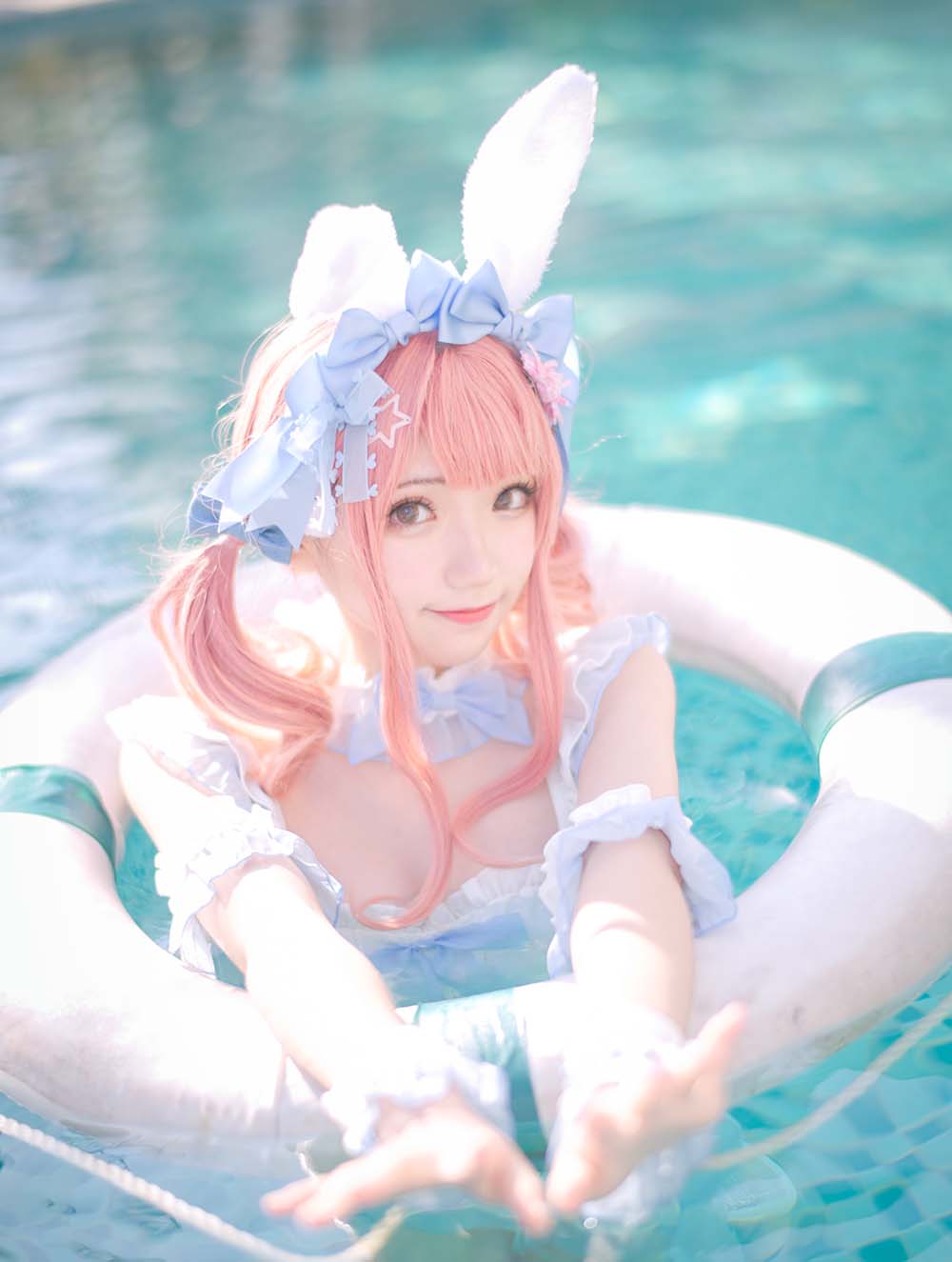 花柒Hana – 夏日甜芯 泳装 Cosplay-第2张