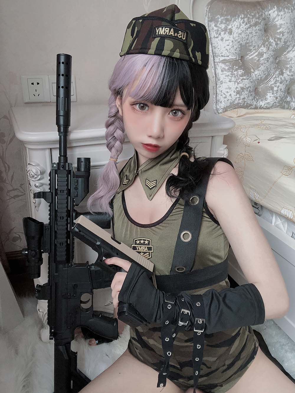 果咩酱w – 战地甜心 Cosplay-第1张