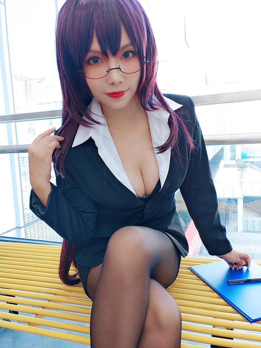Neko-薇薇 – 斯卡哈自拍 Cosplay-第1张
