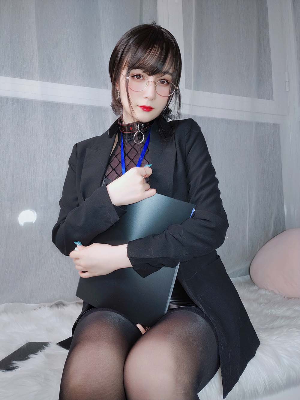白银 – 黑丝情趣 Cosplay-第1张