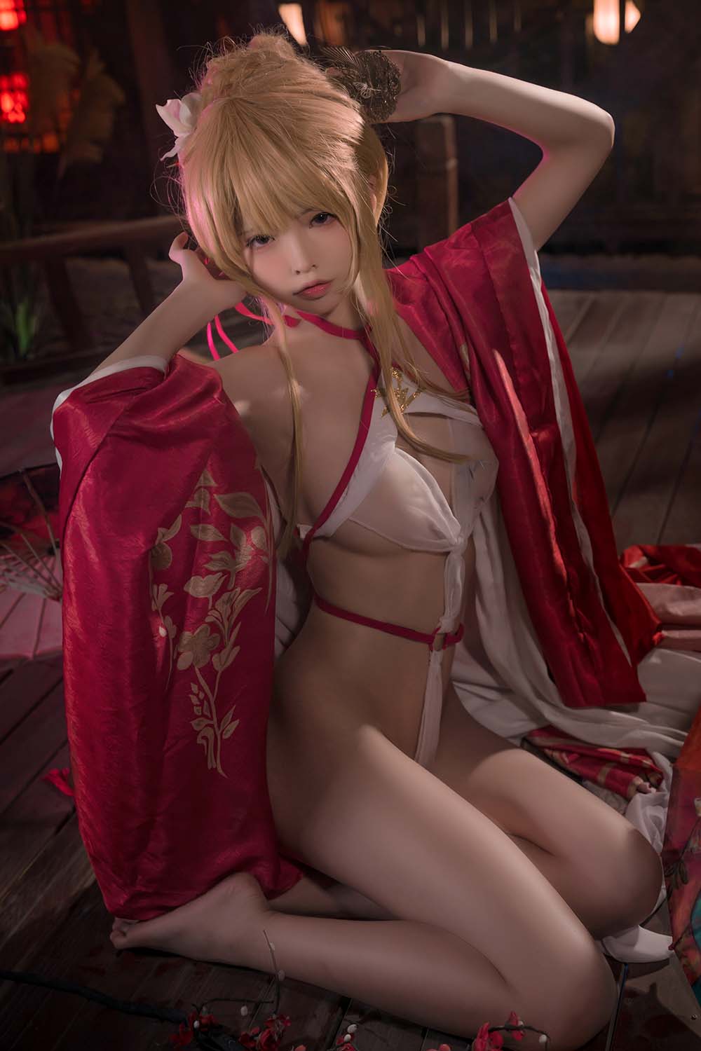 可可老师 – 碧蓝航线 光荣凉夜春雪 Cosplay-第1张
