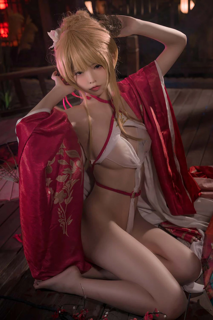 可可老师 – 碧蓝航线 光荣凉夜春雪 Cosplay-第1张