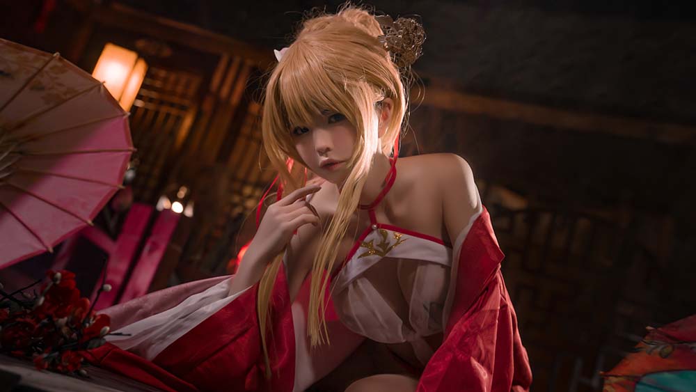 可可老师 – 碧蓝航线 光荣凉夜春雪 Cosplay-第2张