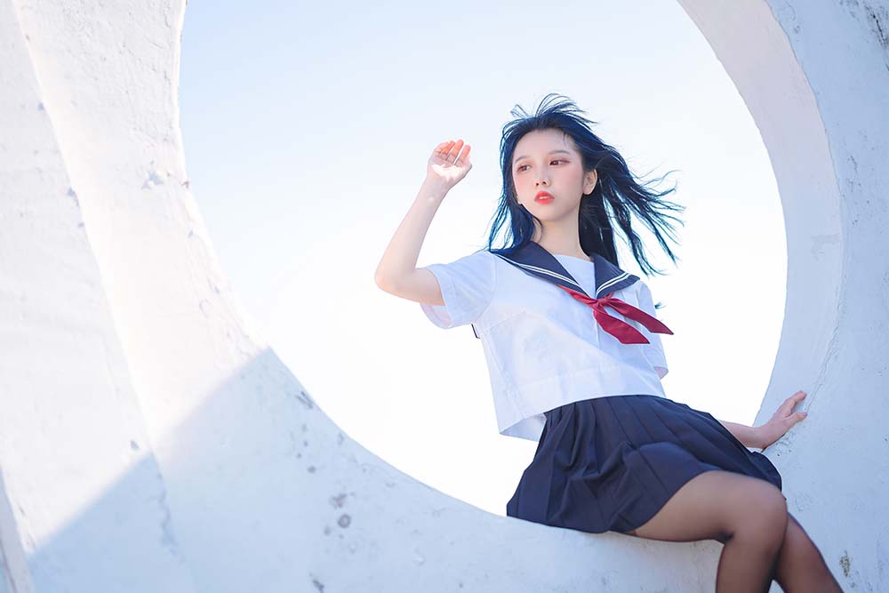 果咩酱w – JK Cosplay-第1张