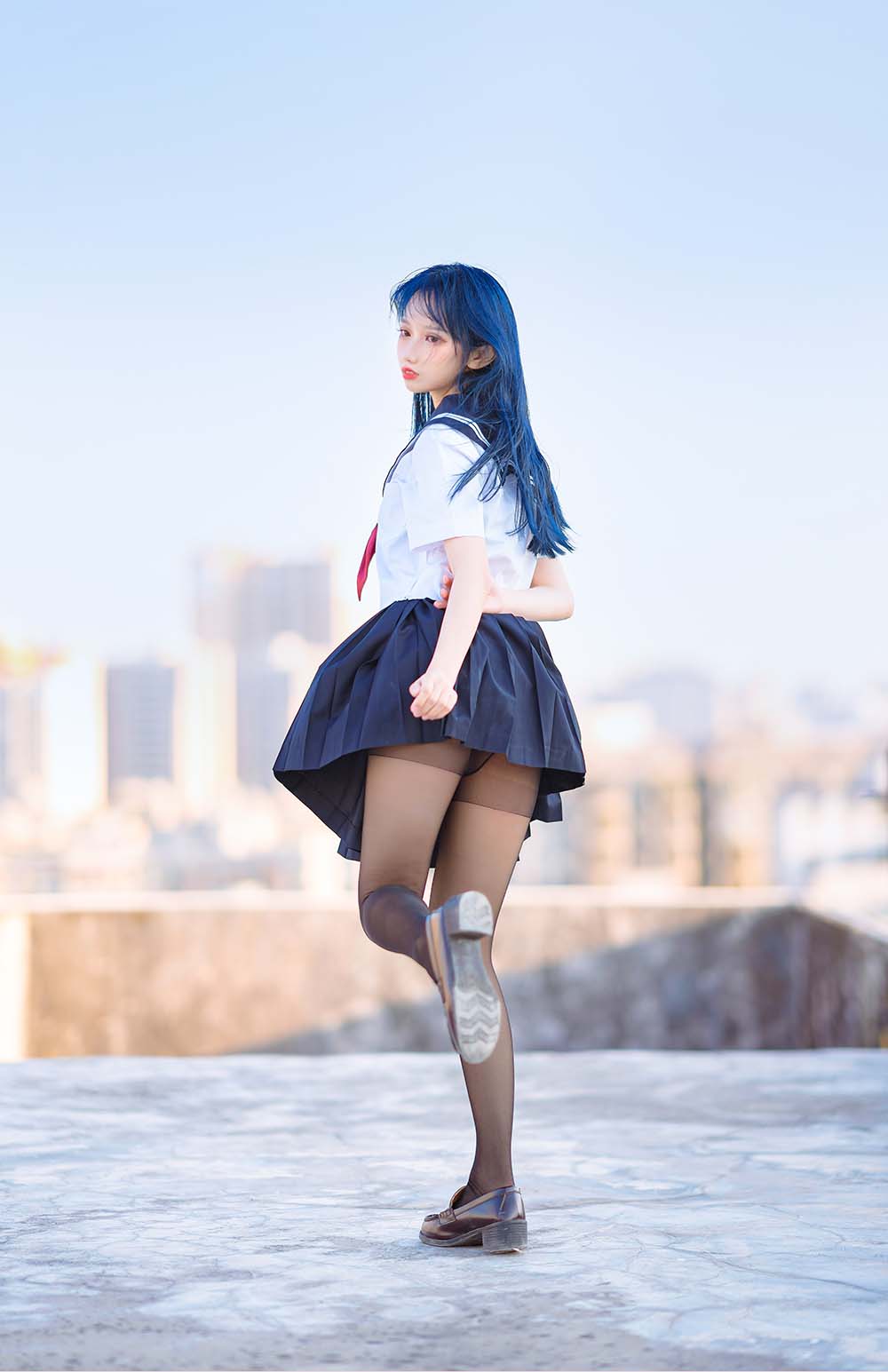 果咩酱w – JK Cosplay-第2张