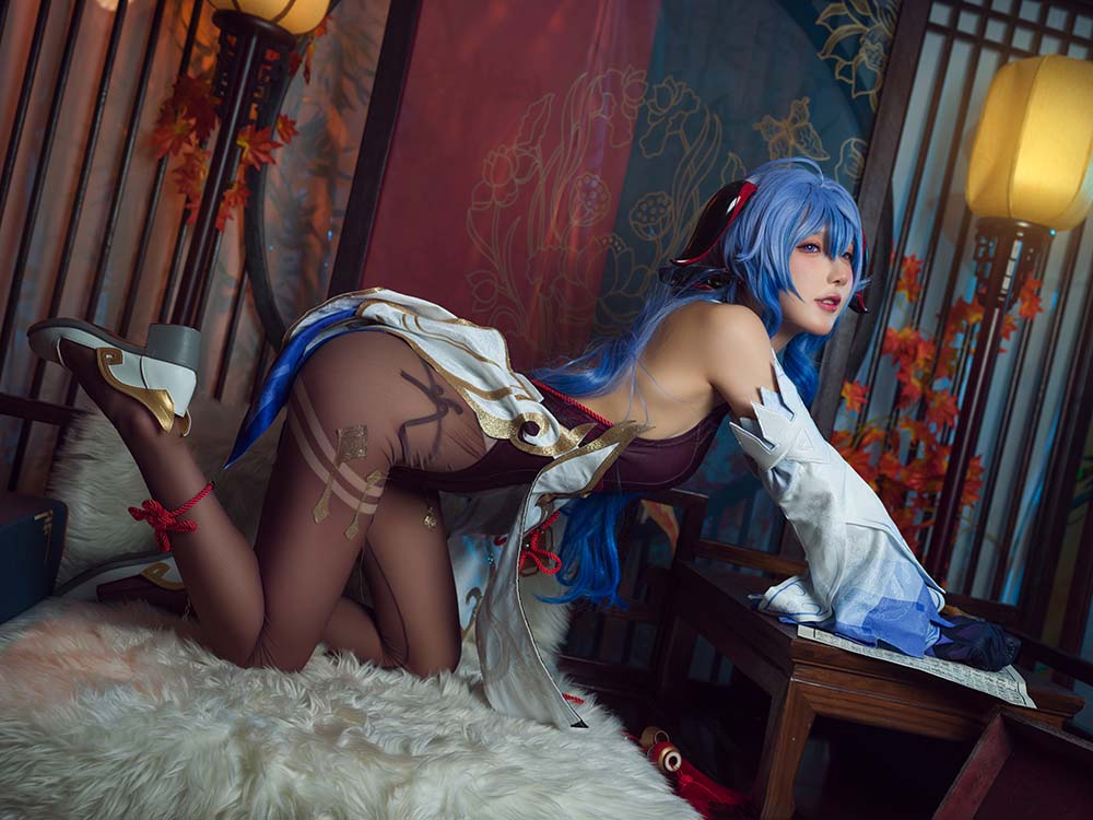 阿包也是兔娘 – 舰长 原神甘雨 Cosplay-第1张