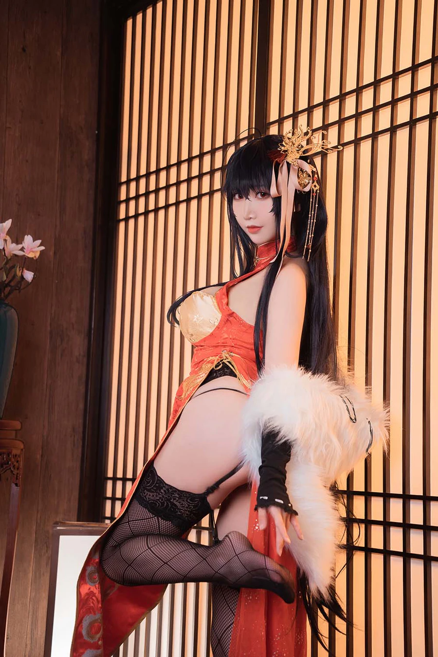 面饼仙儿 – 大凤旗袍 Cosplay-第2张