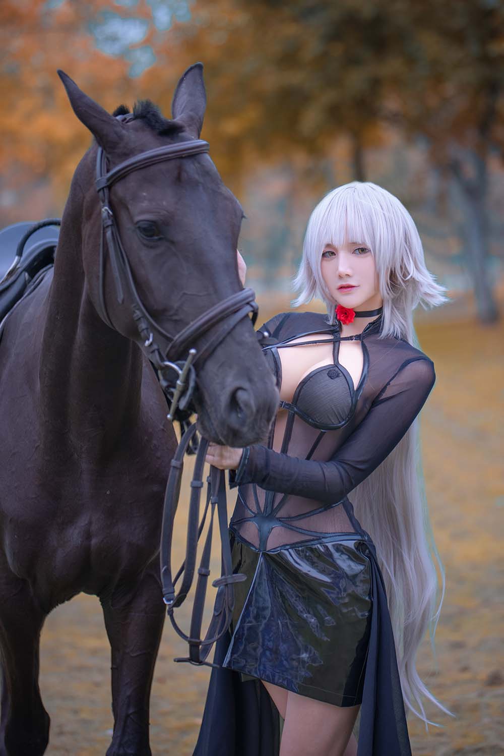 仙九Airi – 黑贞马会 Cosplay-第1张