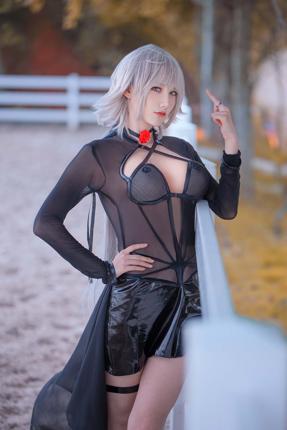 仙九Airi – 黑贞马会 Cosplay-第2张