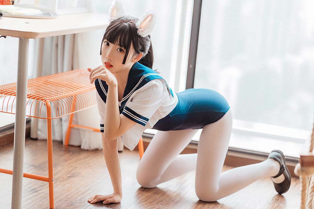 面饼仙儿 – 水手服 死库水 Cosplay-第1张