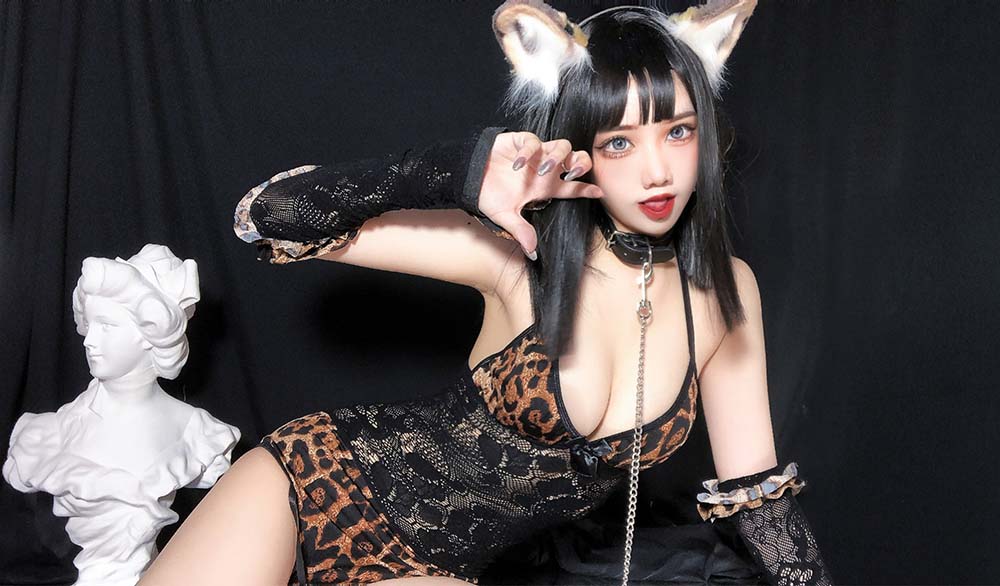 果咩酱w – 豹女妹妹 Cosplay-第2张