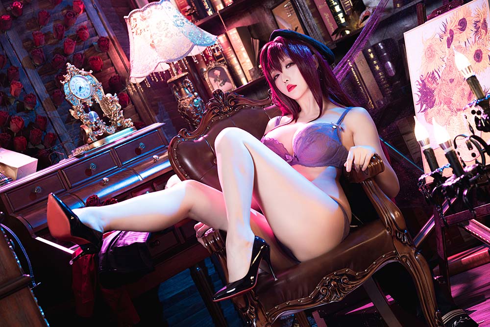 星之迟迟 – 斯卡哈-真红教枪 Cosplay-第2张