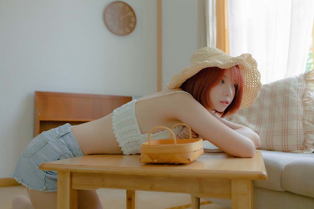 疯猫ss – 草帽女孩 Cosplay-第2张