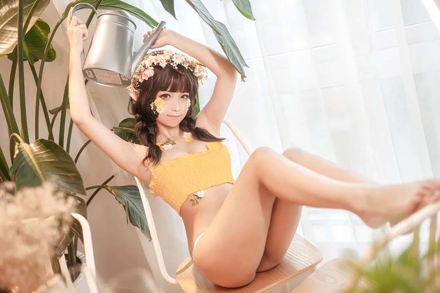 蠢沫沫 – 尖耳国度 花精灵 Cosplay-第2张