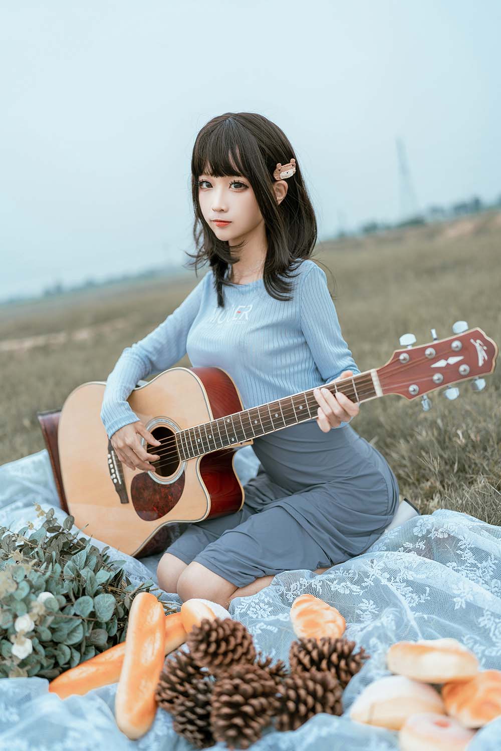 蠢沫沫 – 吉他妹妹 Cosplay-第1张