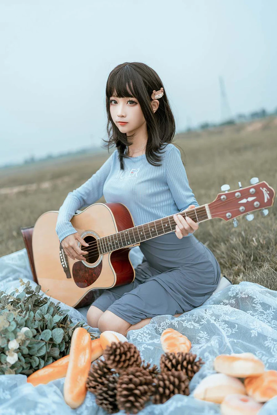 蠢沫沫 – 吉他妹妹 Cosplay-第1张