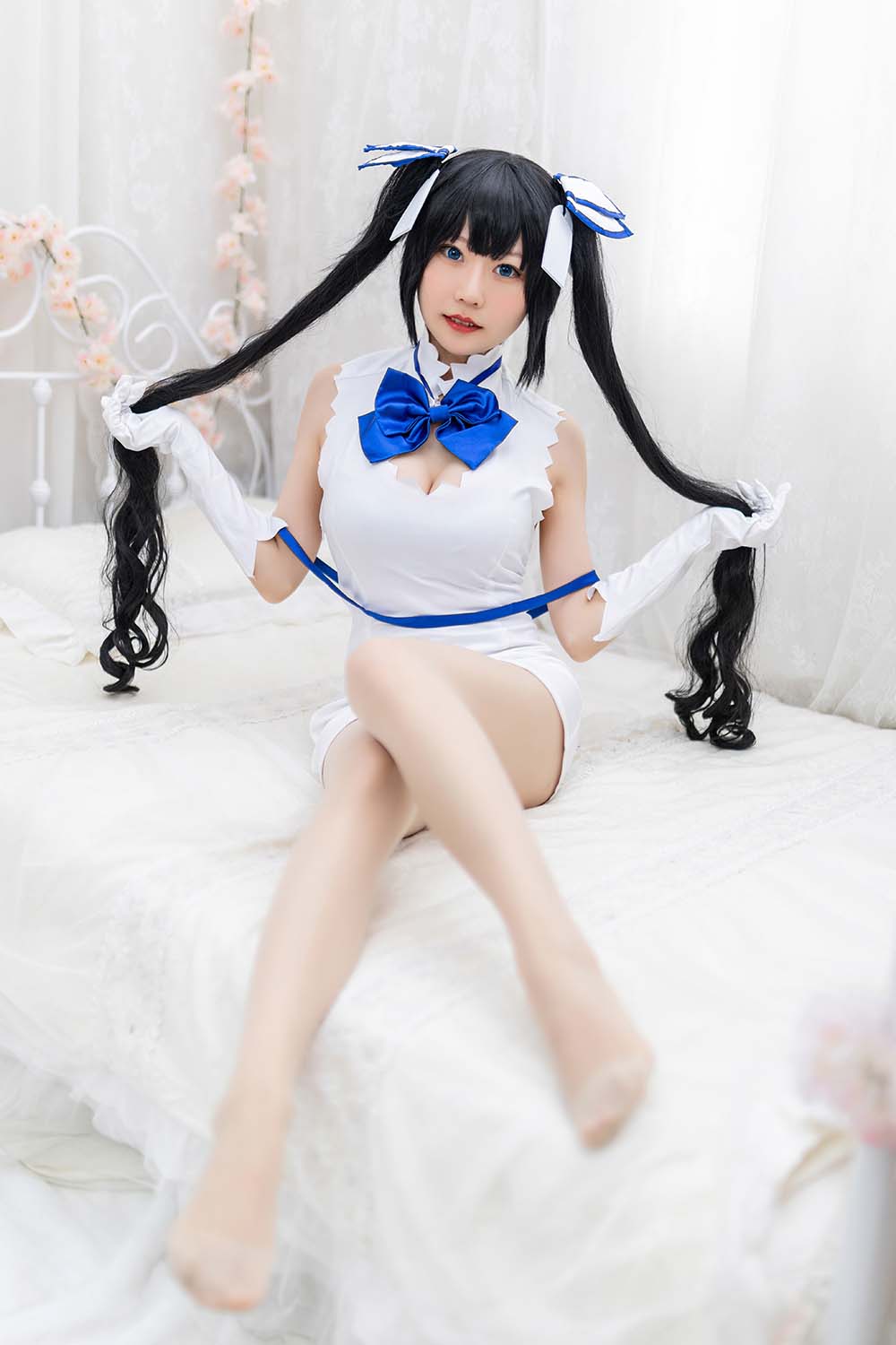 香草喵露露 – 赫斯提亚 Cosplay-第1张