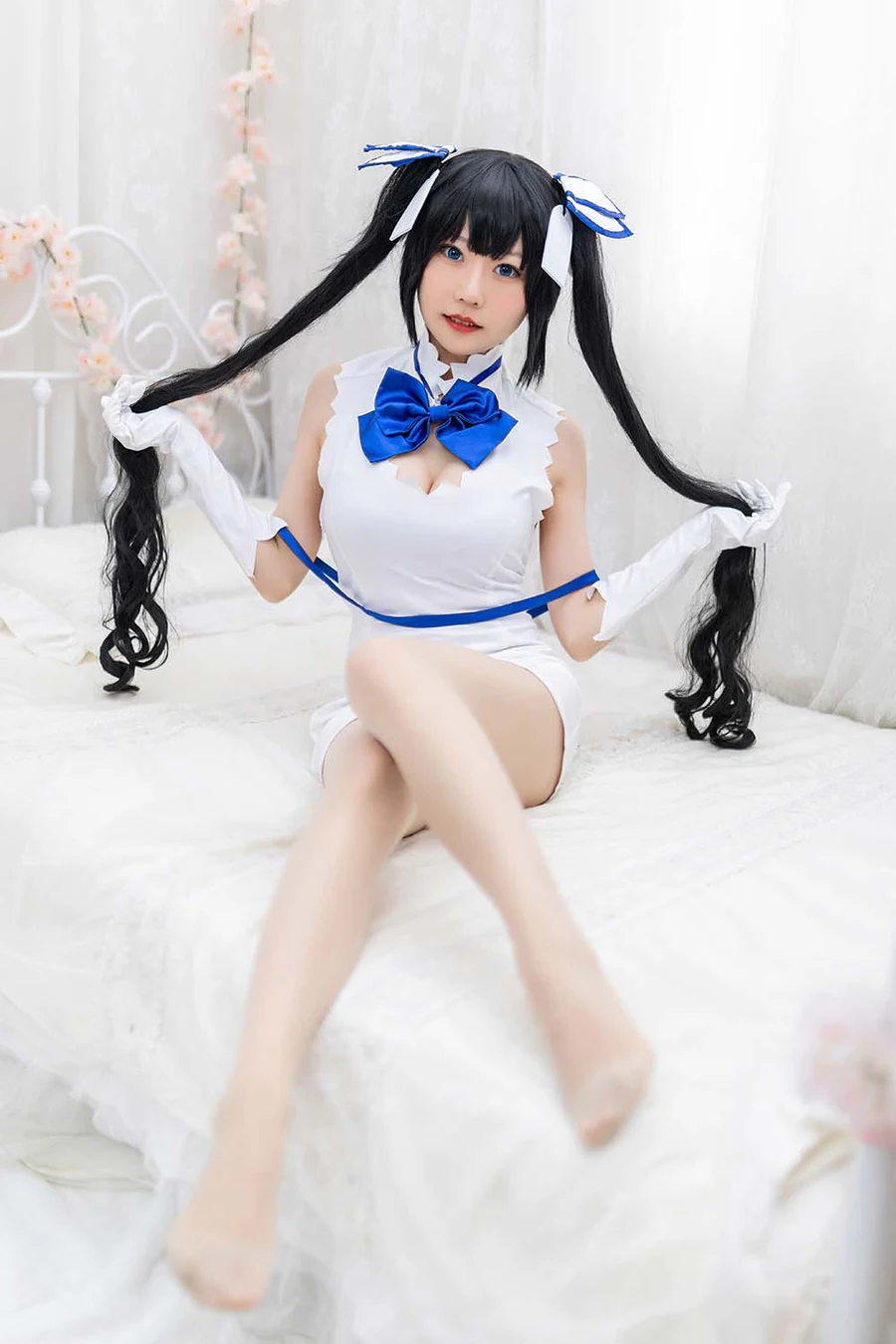 香草喵露露 – 赫斯提亚 Cosplay-第1张