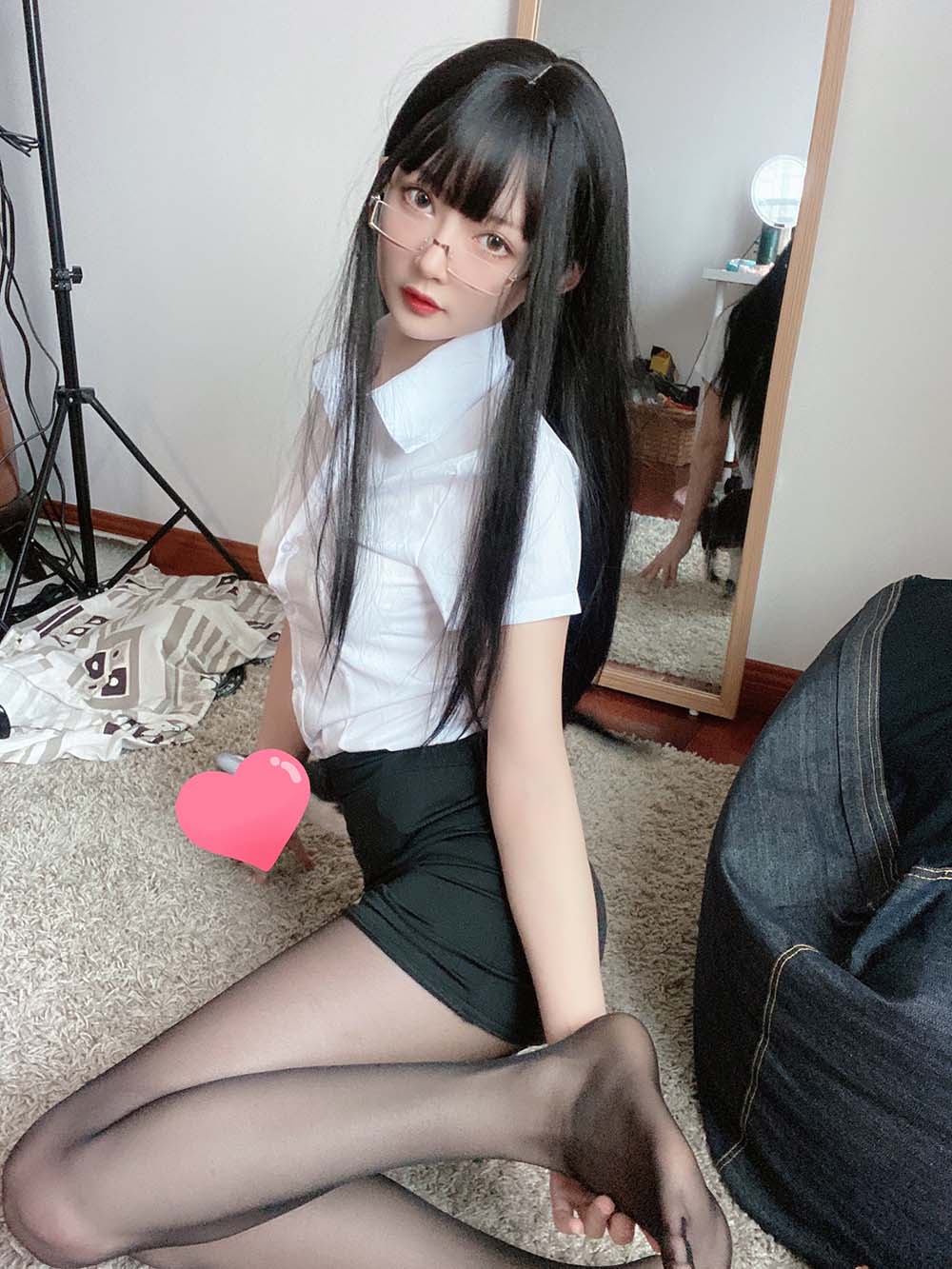 51酱 – OL衬衣 Cosplay-第2张