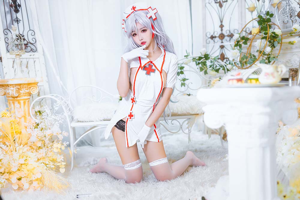 Momoko葵葵 – 欧根之护士 Cosplay-第1张