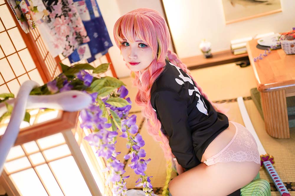 Coser萱-KaYa – 鬼灭之刃 甘露寺 Cosplay-第2张
