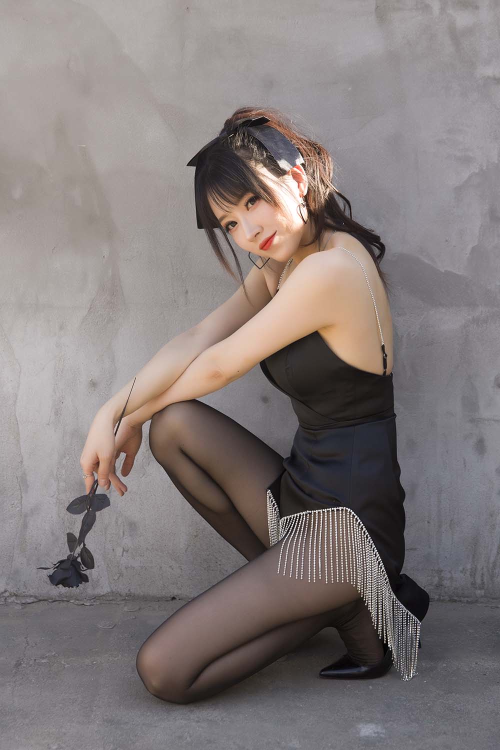 小女巫露娜 – 黑色流苏 Cosplay-第2张