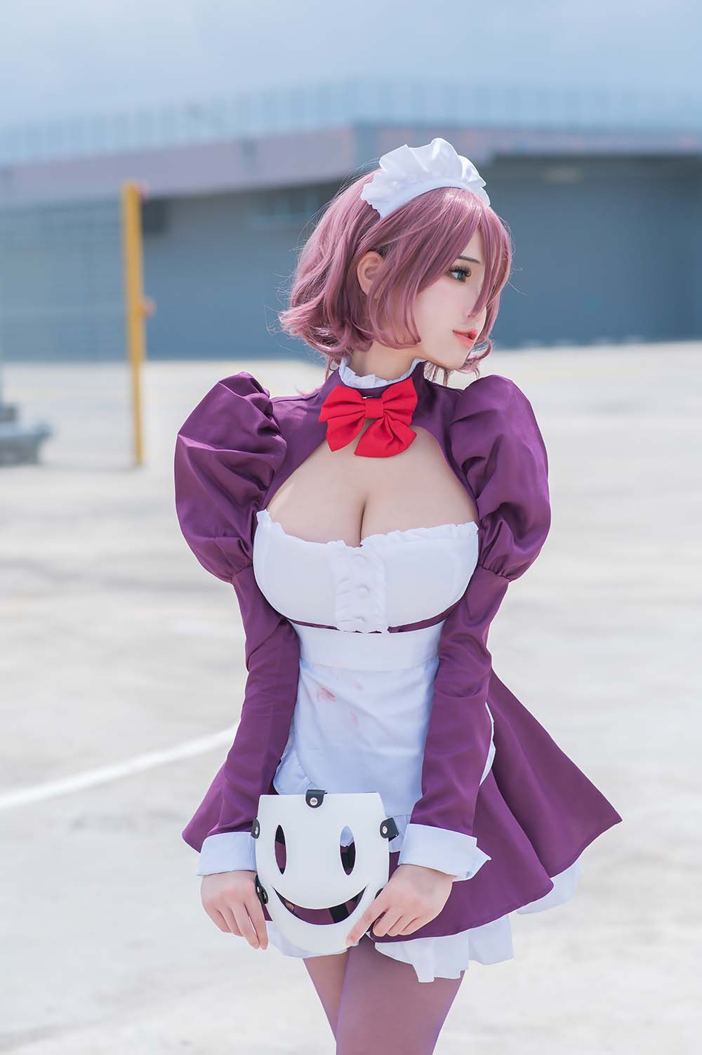 花リリ(Plant Lily) – Maid Mask Cosplay-第2张