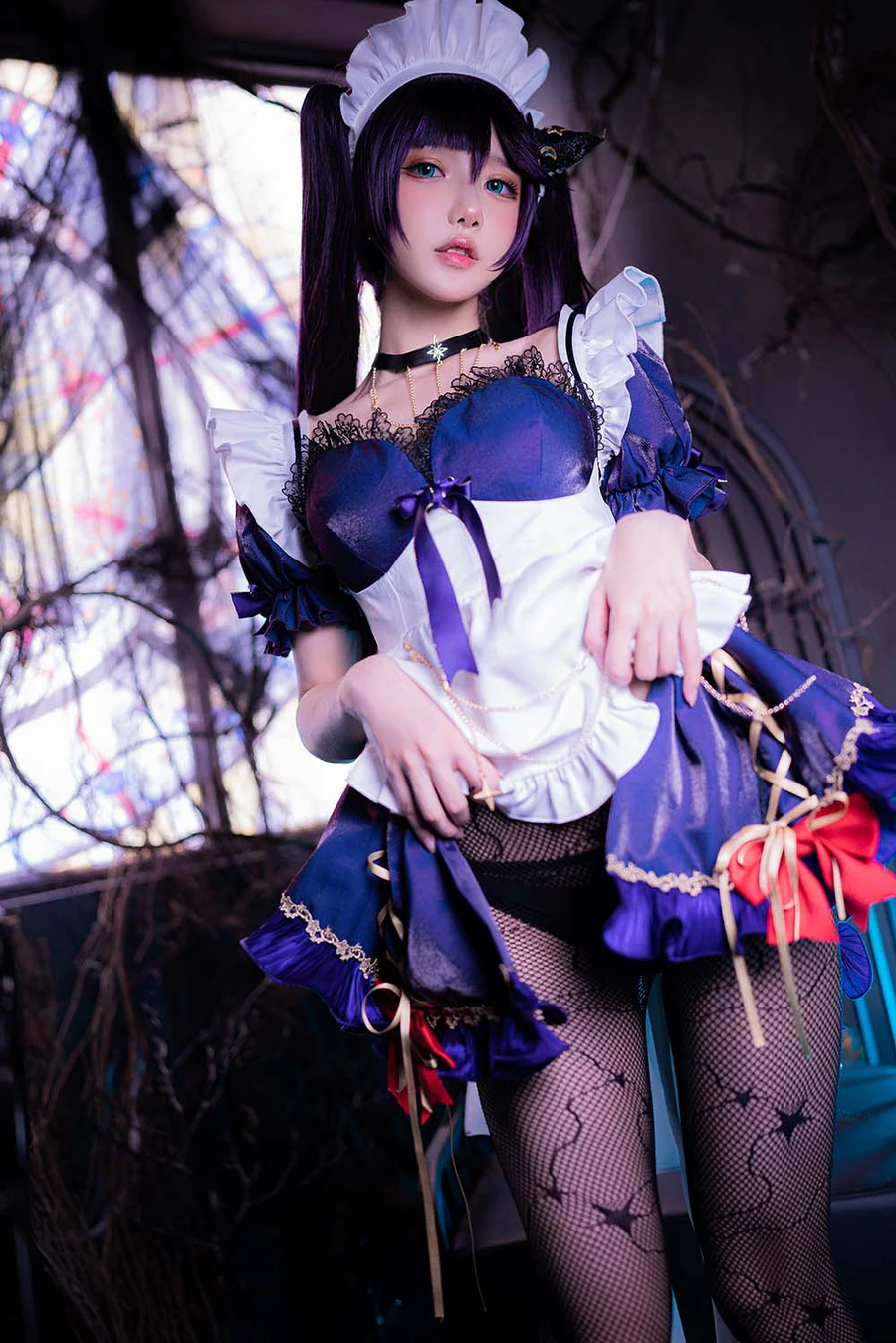 阿包也是兔娘 – 莫娜女仆 Cosplay-第1张