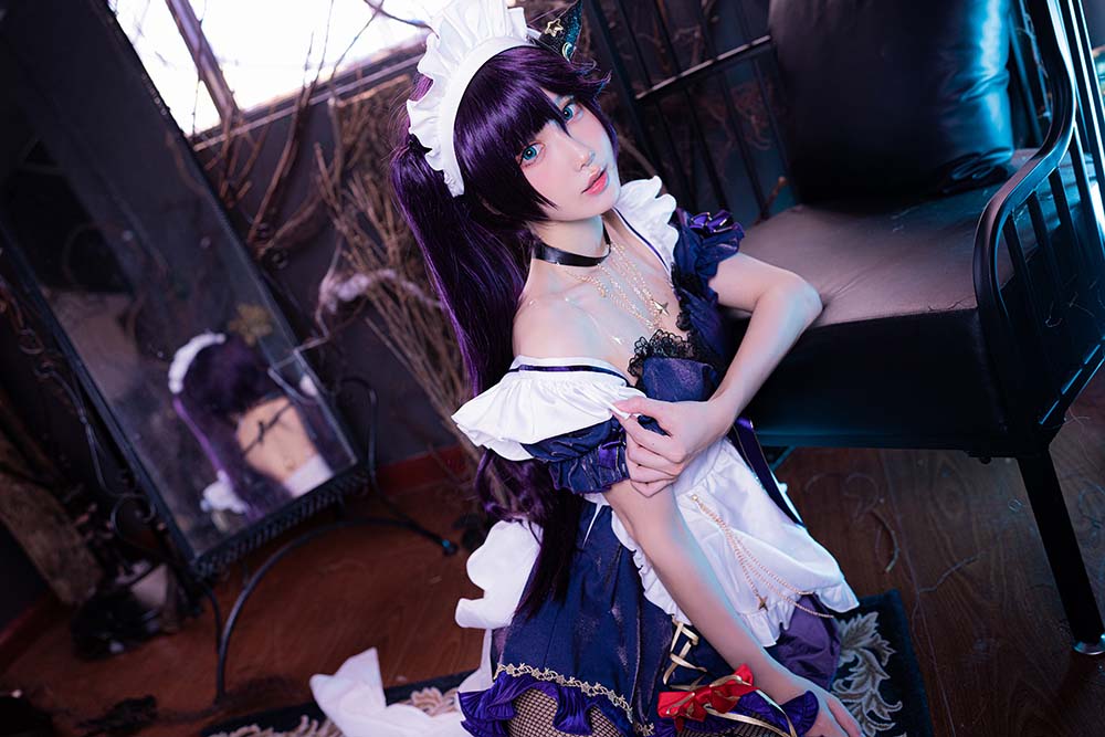 阿包也是兔娘 – 莫娜女仆 Cosplay-第2张
