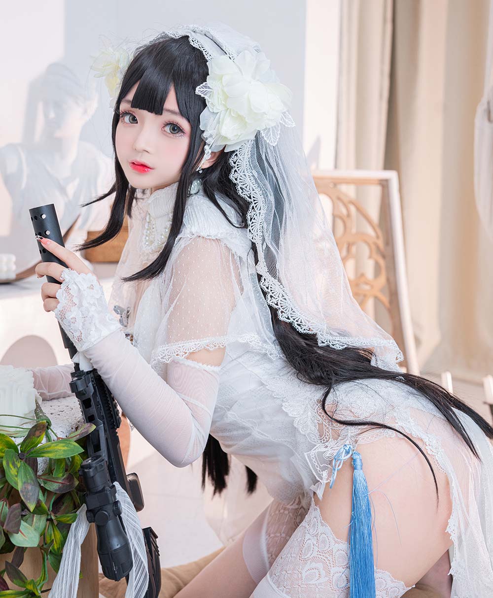 松本甜奈姣 – 95式婚纱 Cosplay-第2张
