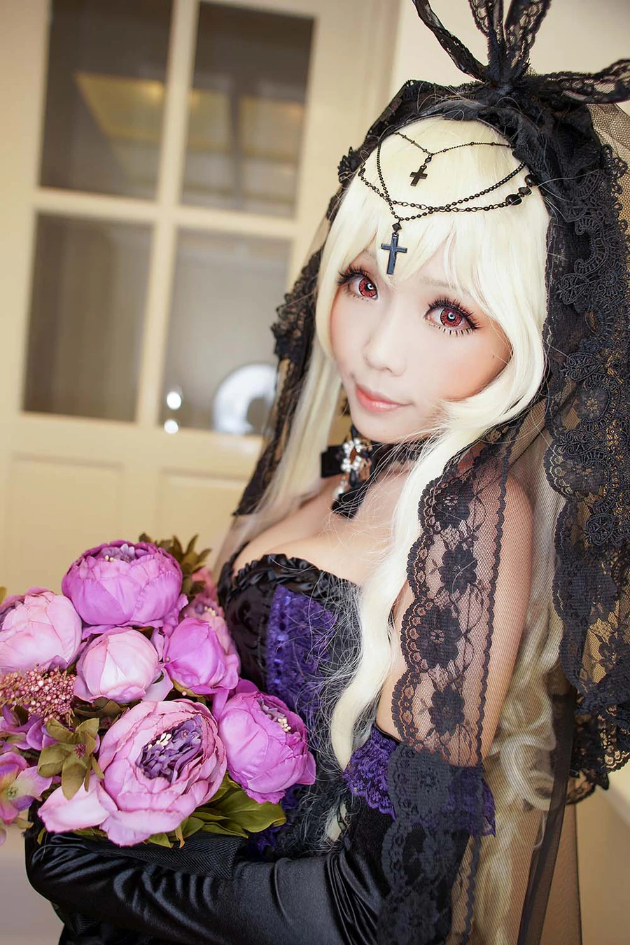 Ely_eee(ElyEE子) – 修女假面 Cosplay-第1张