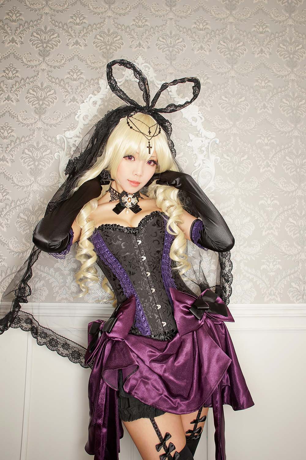 Ely_eee(ElyEE子) – 修女假面 Cosplay-第2张
