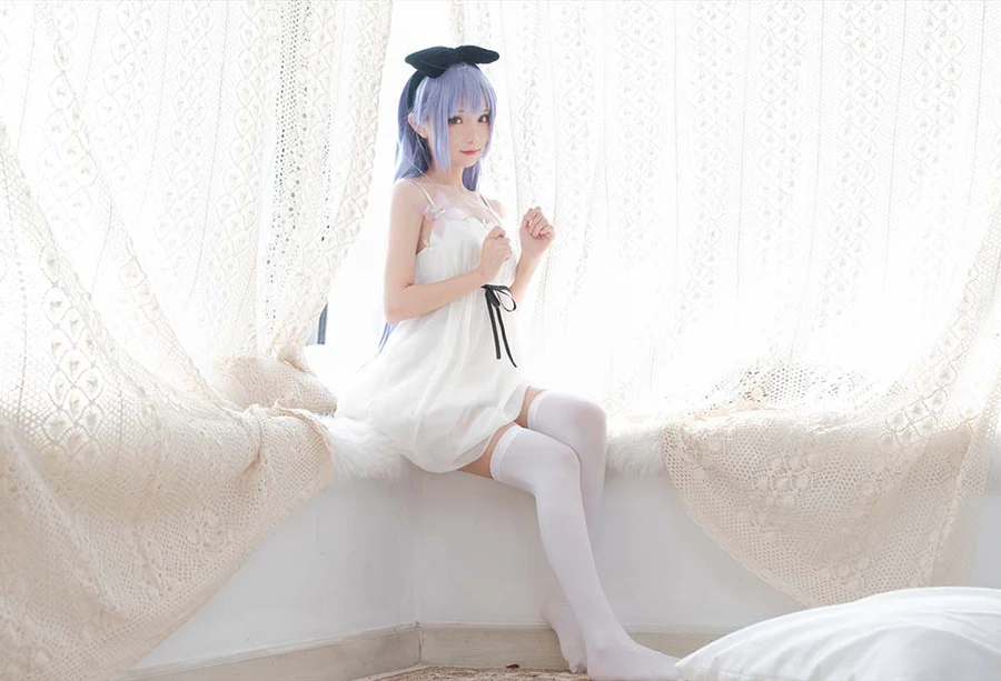 花柒Hana – 独角兽清凉阅读时光 Cosplay-第1张