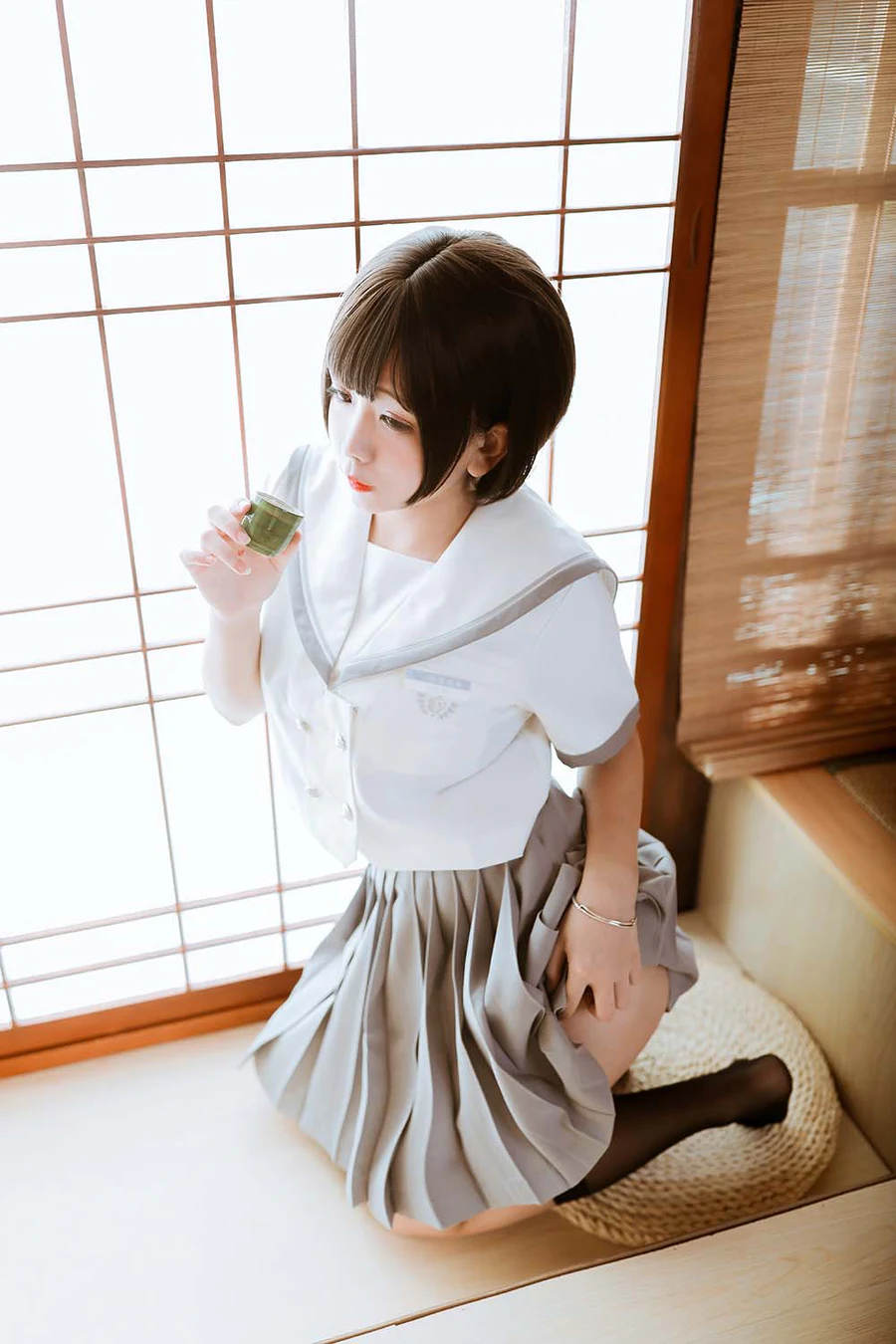 日奈娇 – 和风jk Cosplay-第2张