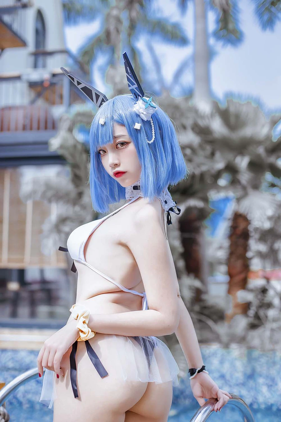 二佐Nisa – 碧蓝 加斯科涅 Cosplay-第2张