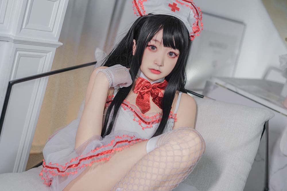 恩田直幸 – 蕾丝护士 Cosplay-第2张