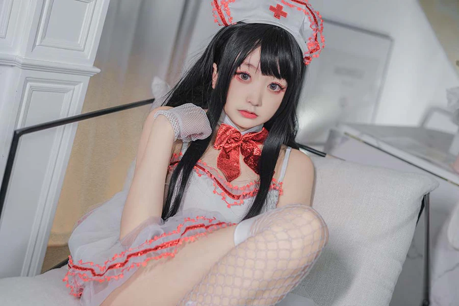 恩田直幸 – 蕾丝护士 Cosplay-第2张