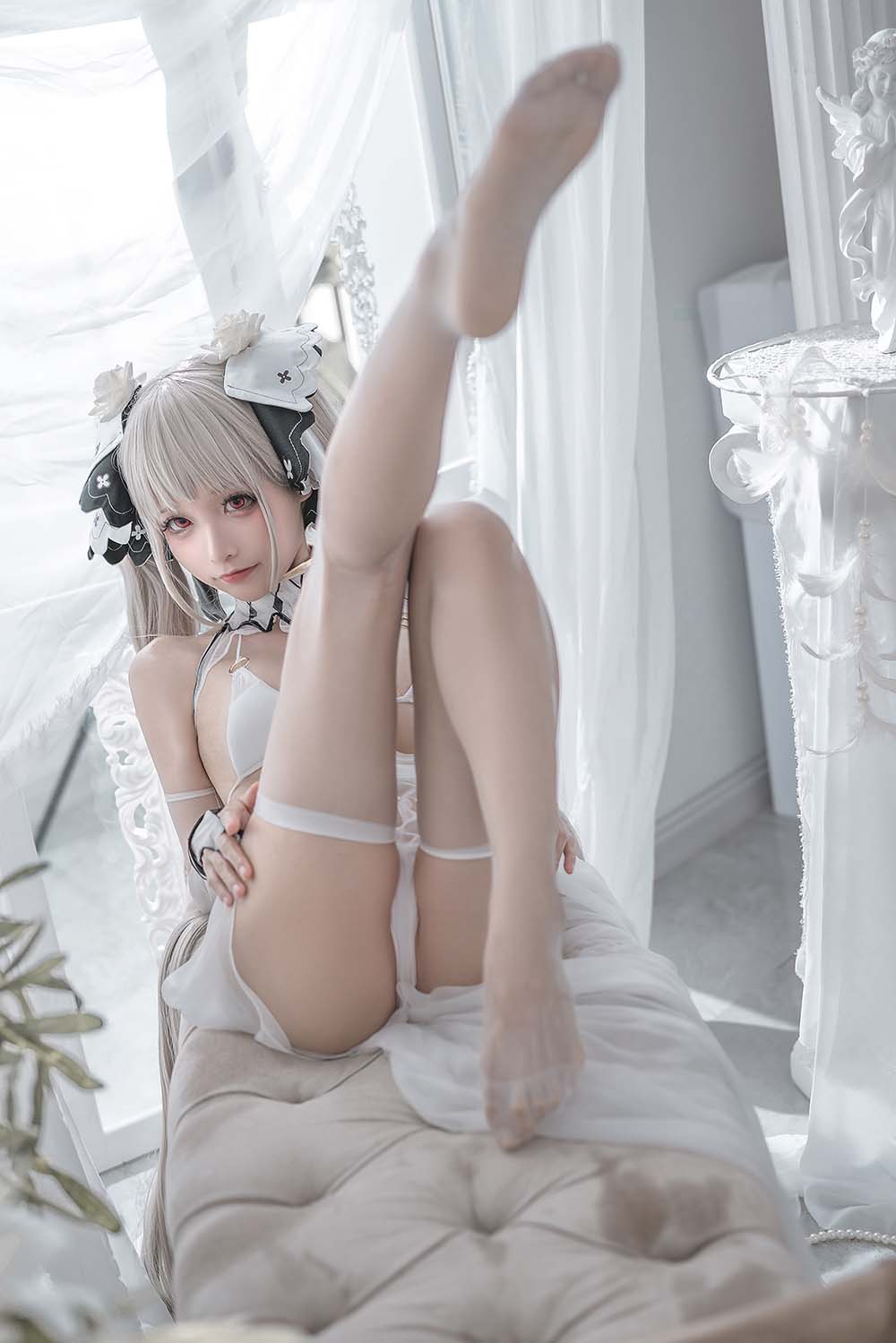 蠢沫沫 – 可畏婚纱 Cosplay-第2张