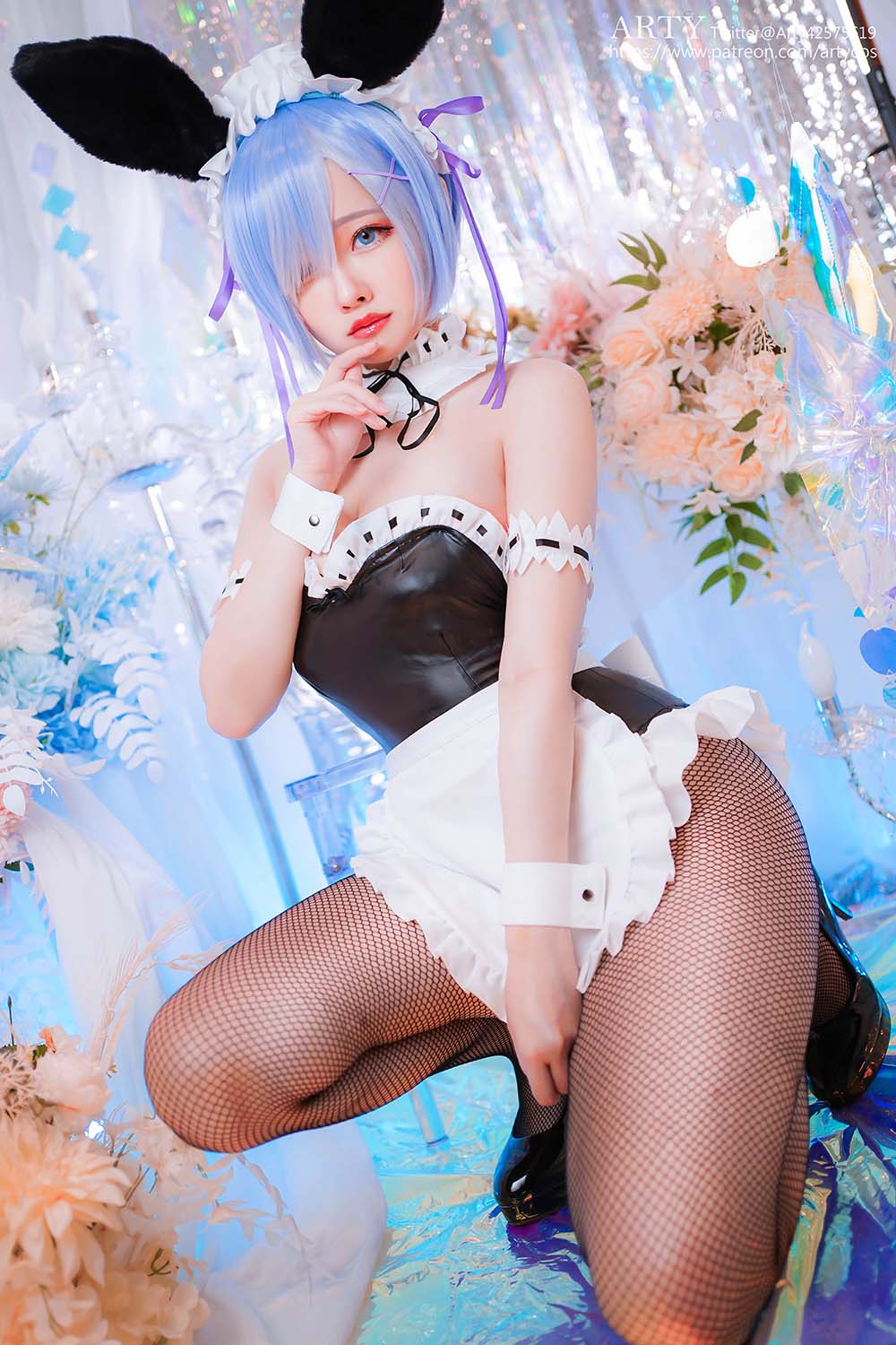 Arty亚缇 – REM bunny suit ver. (Re_Zero) Cosplay-第1张