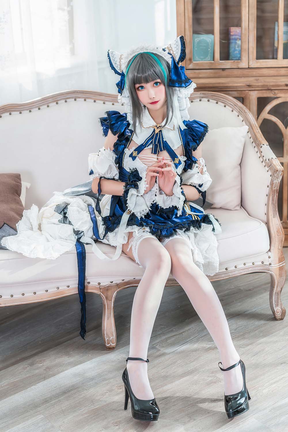 Momoko葵葵 – 柴郡 Cosplay-第2张