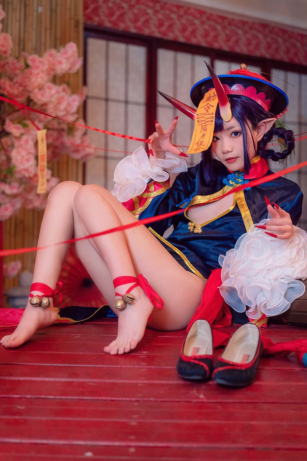 王胖胖u – fate酒吞僵尸童子 Cosplay-第2张