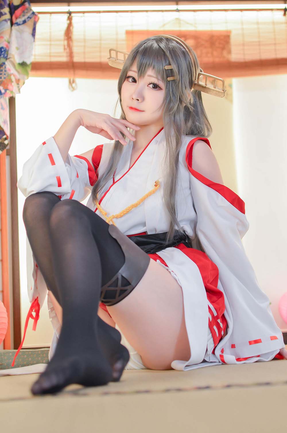 Arty亚缇 – 艦これ はるな Haruna Cosplay-第1张