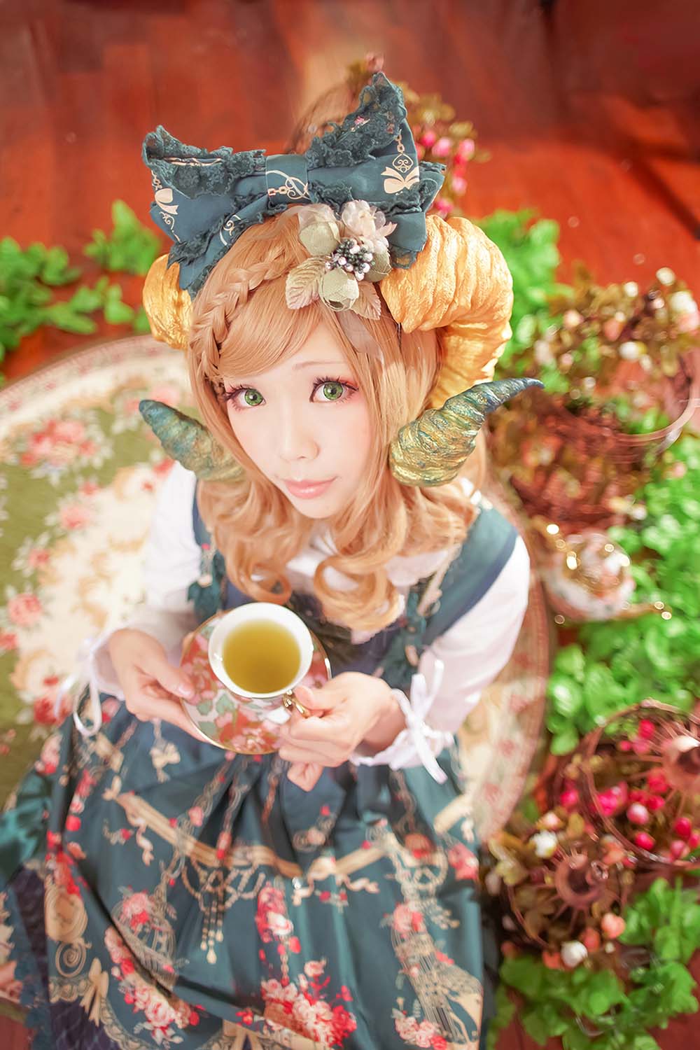 Ely_eee(ElyEE子) – 午茶角少女 Cosplay-第1张