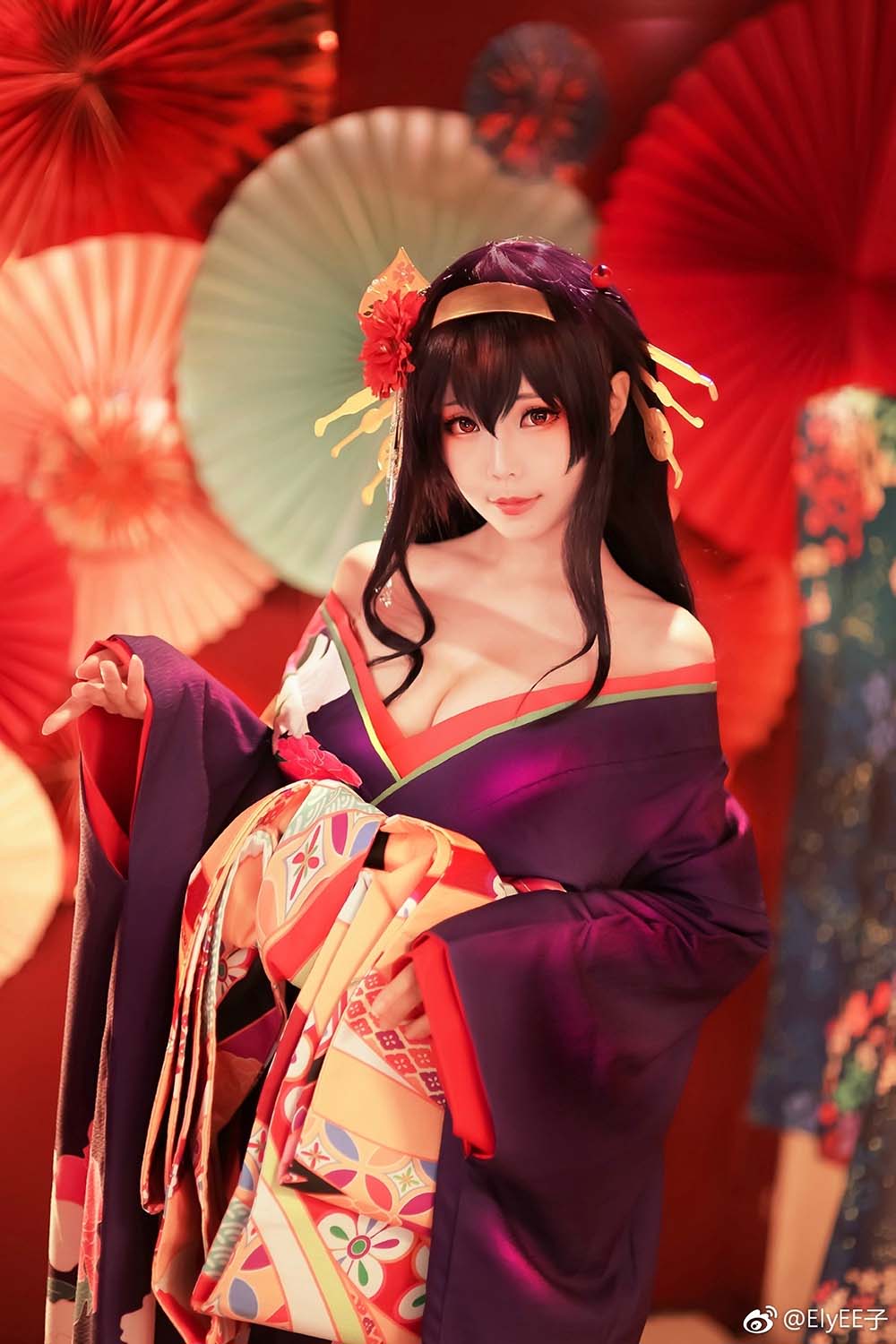 Ely_eee(ElyEE子) – 女仆咖啡店 Cosplay-第2张