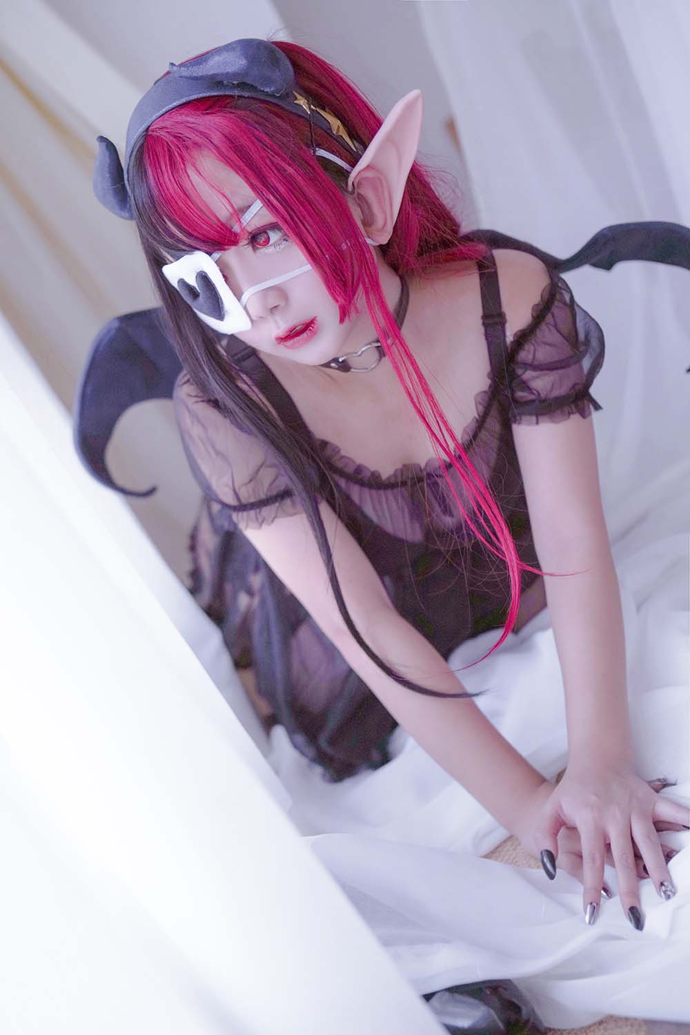 日奈娇 – 红色使魔 Cosplay-第2张