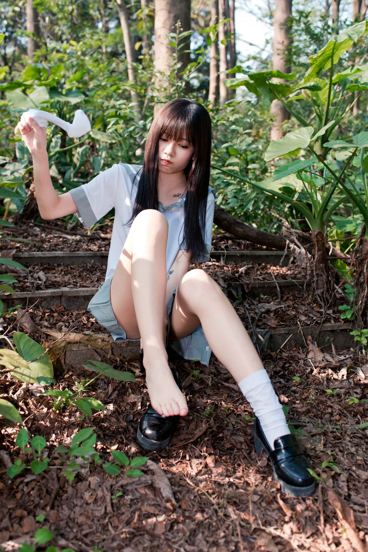 精选街拍作品 NO.3679 百褶裙少女 街拍-第1张