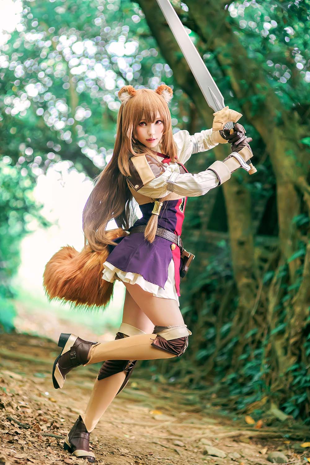 Ely_eee(ElyEE子) – 小浣熊 Cosplay-第2张