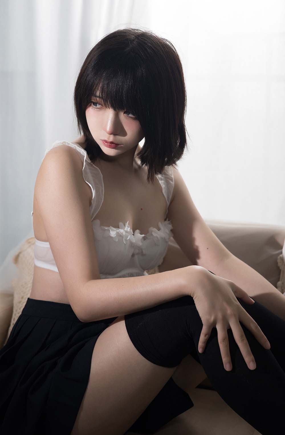 疯猫ss – 病娇JK Cosplay-第2张
