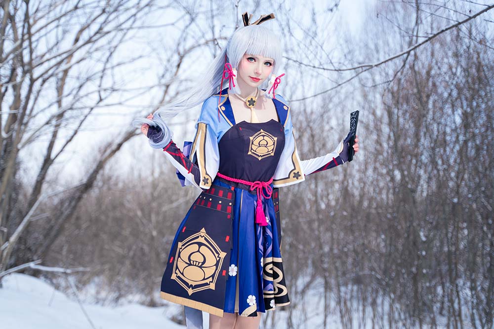 Peach milky – Ayaka genshin impact Cosplay-第1张