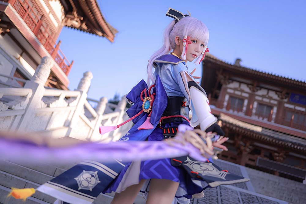 水淼aqua – 神里绫华 Cosplay-第2张